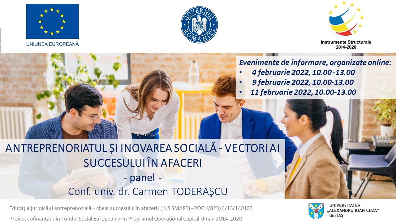 Antreprenoriatul și inovarea socială - vectori ai succesului în afaceri